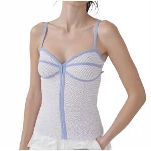 NEW OSIS romi v-neck tank in chalk